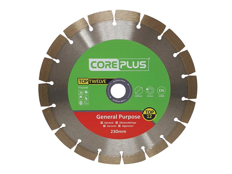 CorePlus Top Twelve General Purpose Diamond Blade