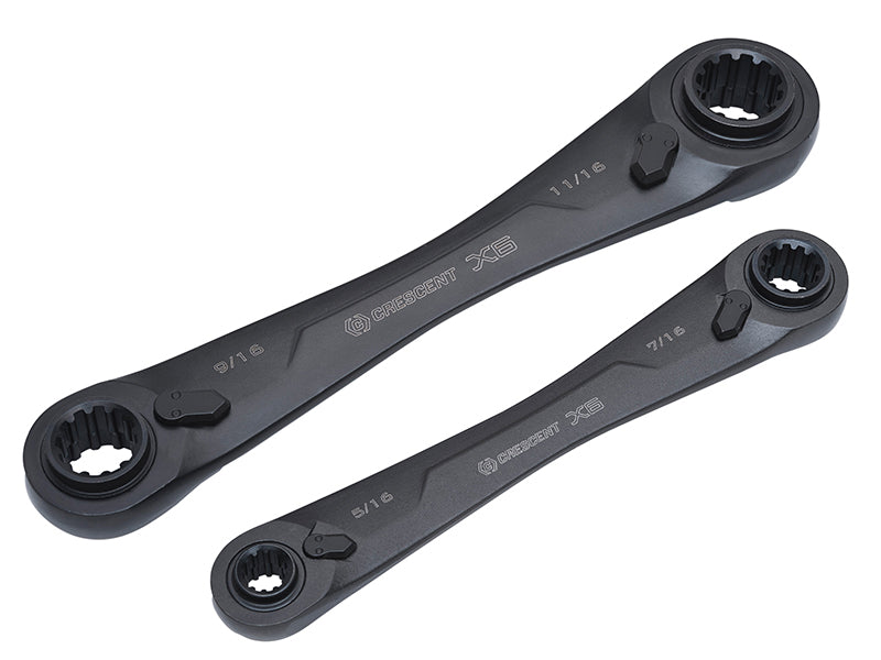 Crescent® X6™ Ratcheting Spanner Set, 2 Piece