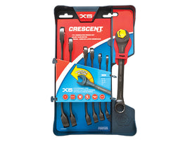 Crescent® X6™ Open End Ratcheting Spanner Set, 7 Piece