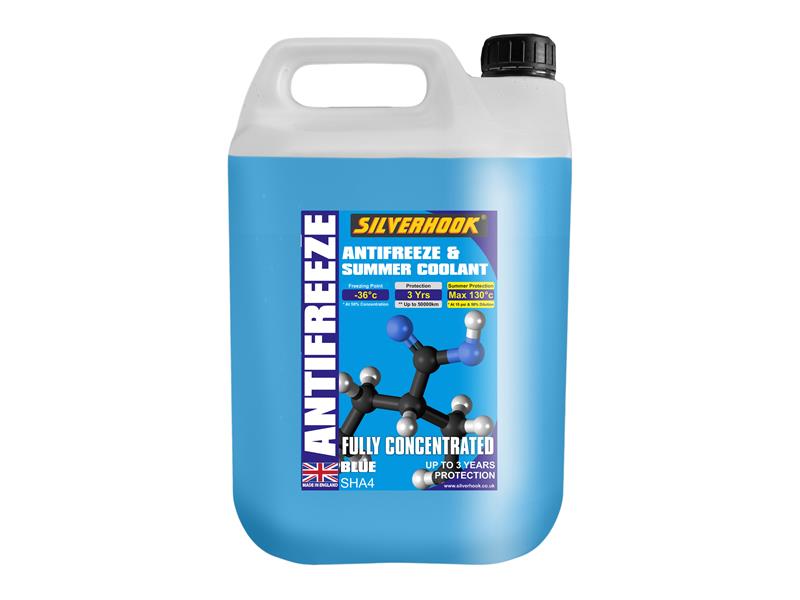 Silverhook Fully Concentrated Antifreeze Blue