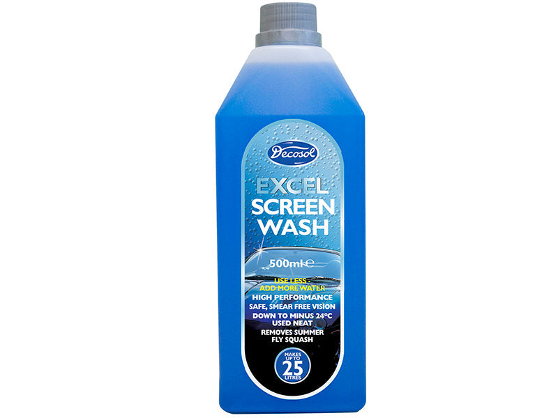 Decosol Excel Screenwash 500ml