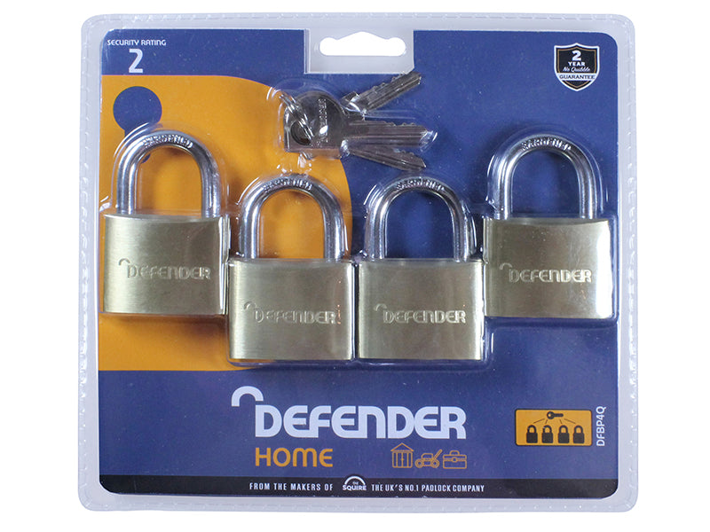 DEFENDER Brass Padlock