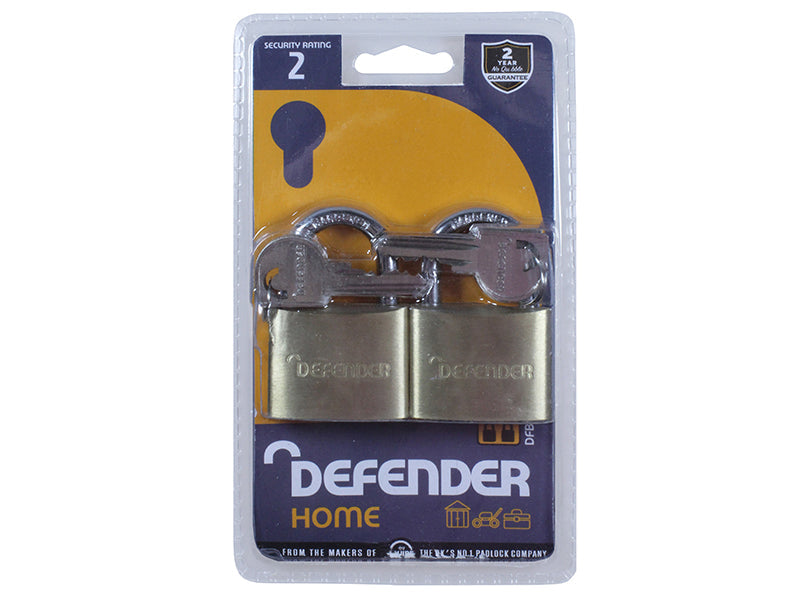 DEFENDER Brass Padlock