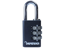 Load image into Gallery viewer, DEFENDER Die-Cast Combination Padlock