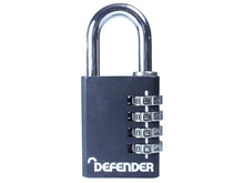 Load image into Gallery viewer, DEFENDER Die-Cast Combination Padlock