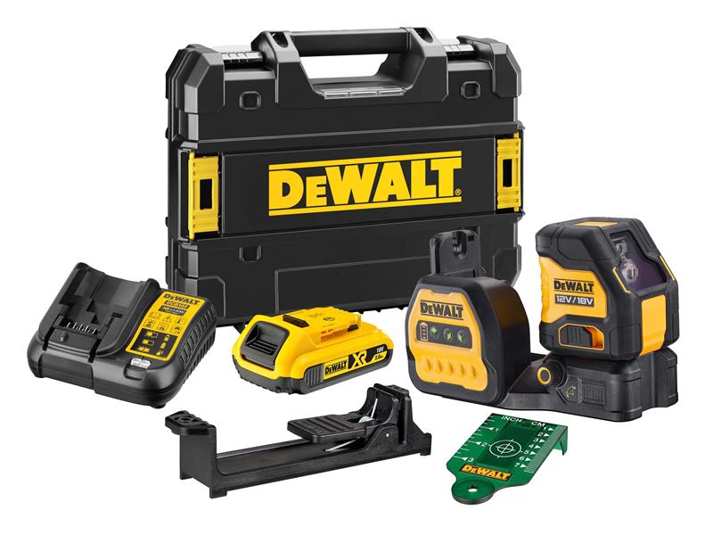 DEWALT DCE088 Self-Levelling Cross Line Green Beam Laser