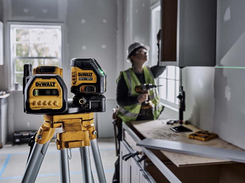 DEWALT DCE088 Self-Levelling Cross Line Green Beam Laser