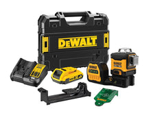 Load image into Gallery viewer, DEWALT DCE089 3 x 360° Green Multi-Line Laser