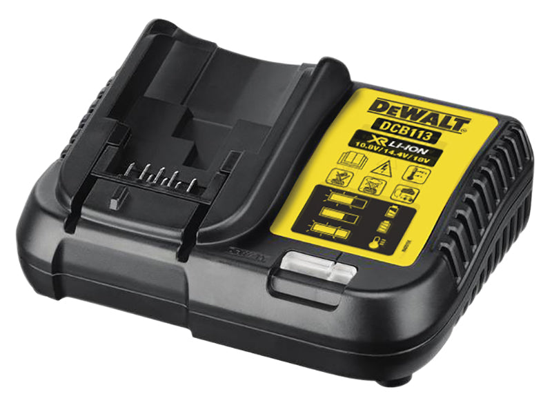 DEWALT DCB113 XR Multi-Voltage Charger 10.8-18V Li-ion