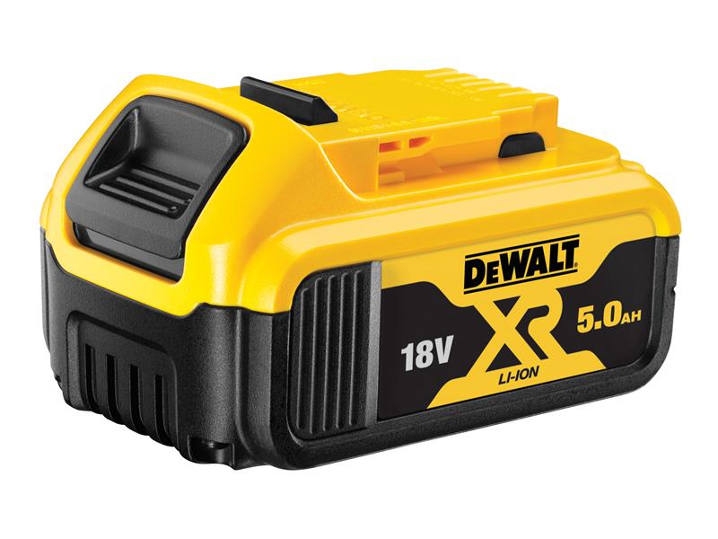 DEWALT DCB184LR XR Lanyard Ready Slide Battery Pack 18V 5.0Ah Li-ion