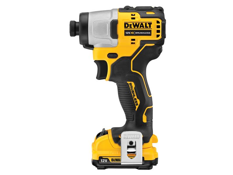 DEWALT DCF801D2 XR Brushless Sub-Compact Impact Driver 12V 2 x 2.0Ah Li-ion