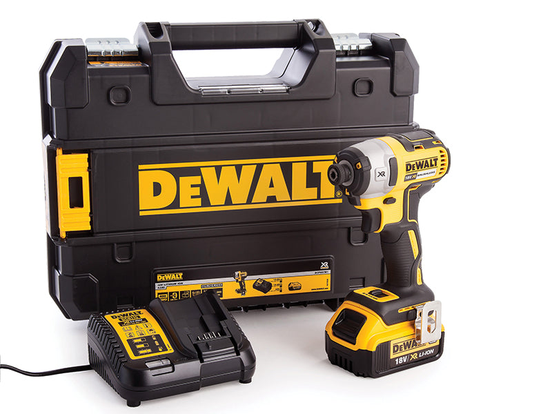 DEWALT DCF887M1 XR Impact Driver 18V 1 x 4.0Ah Li-ion