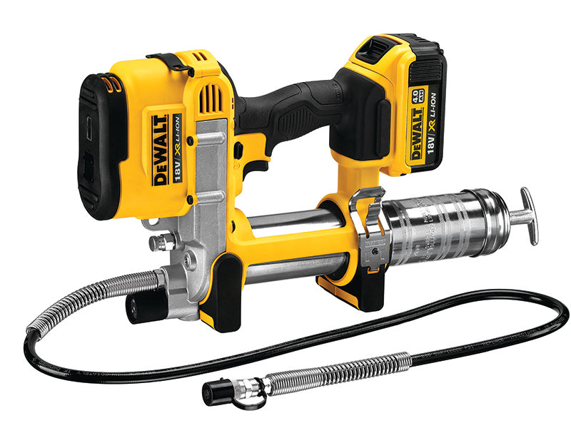 DEWALT DCGG571M1 Cordless XR Grease Gun 18V 1 x 4.0Ah Li-ion