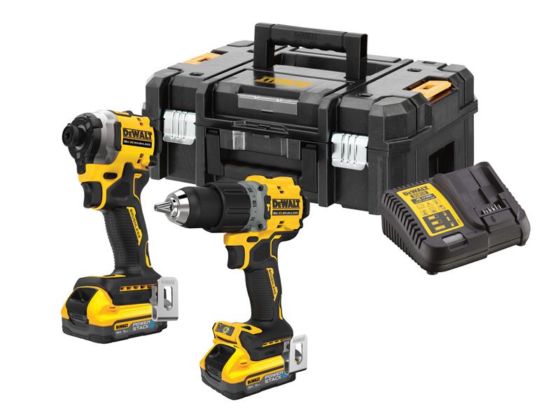 DEWALT DCK2050H2 POWERSTACK™ Twin Pack 18V 2 x 5.0Ah Li-ion