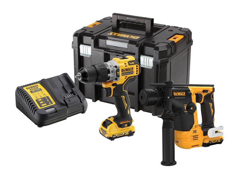 DEWALT DCK2102L2T XR Brushless Twin Pack 12V 2 x 3.0Ah Li-ion