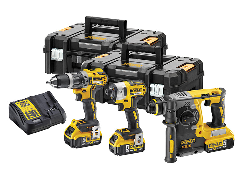 DEWALT DCK368P3T XR Brushless Kit 18V 3 x 18V 5.0Ah Li-ion