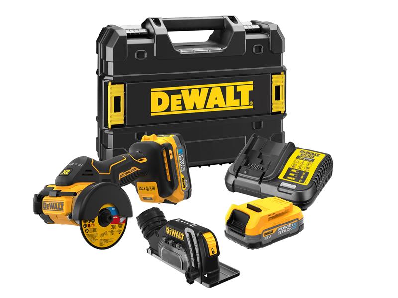 DEWALT DCS438E2T XR BL Cut Off Tool 18V 2 x POWERSTACK™ Li-ion