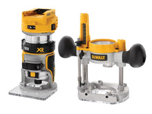 Load image into Gallery viewer, DEWALT DCW604NT XR 1/4in Twin Base Router 18V Bare Unit