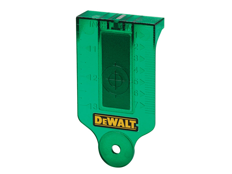 DEWALT DE0730G Green Laser Target Card