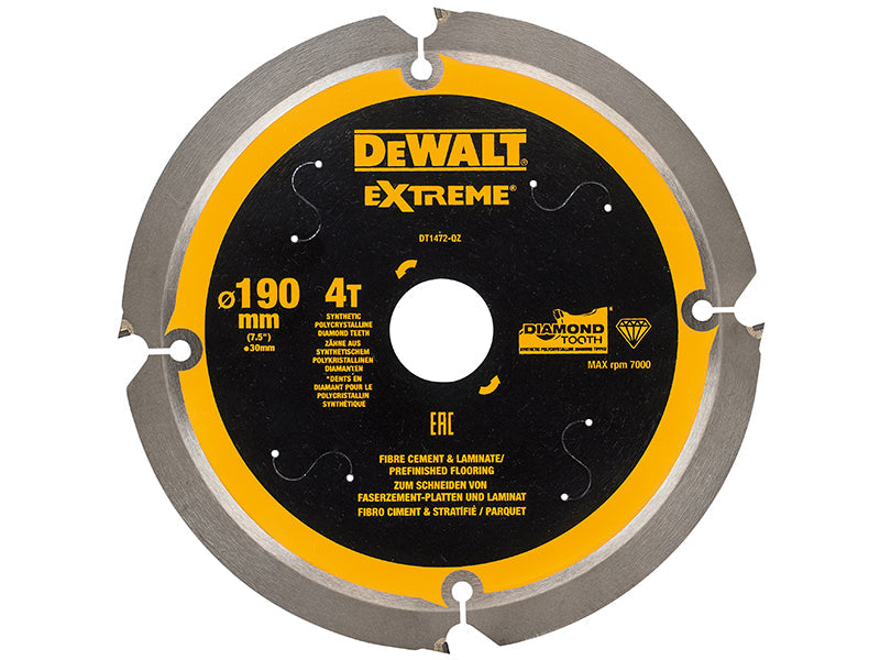 DEWALT Extreme PCD Fibre Cement Saw Blade