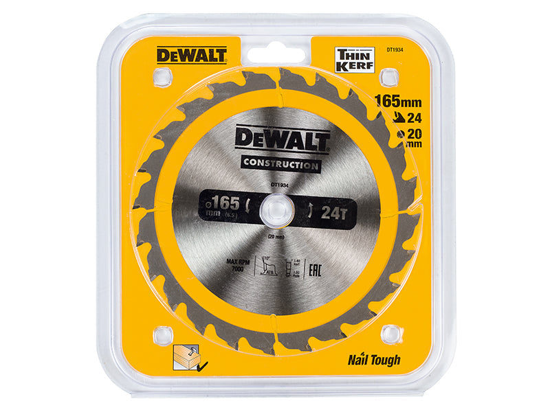 DEWALT Portable Construction Circular Saw Blade