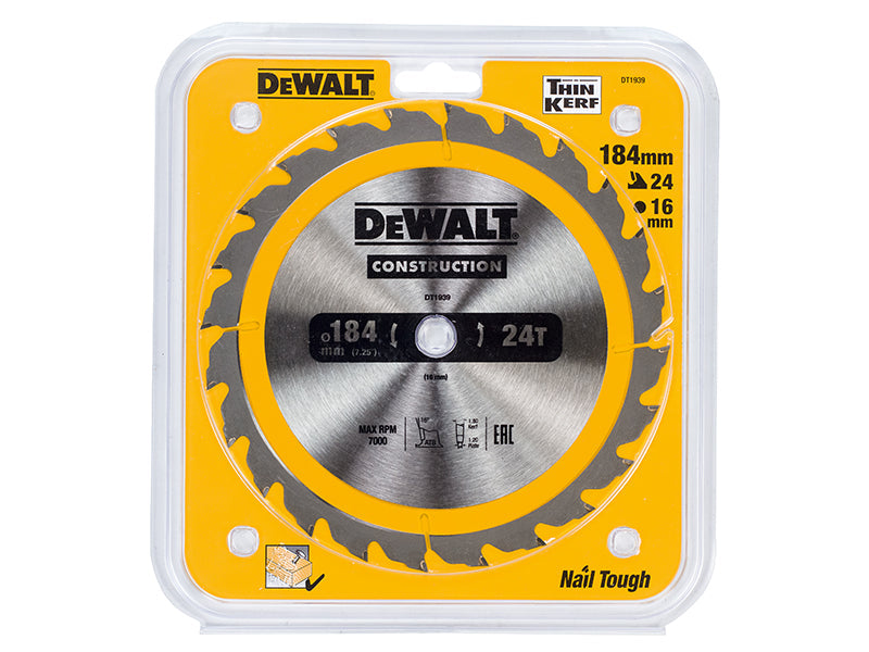 DEWALT Portable Construction Circular Saw Blade