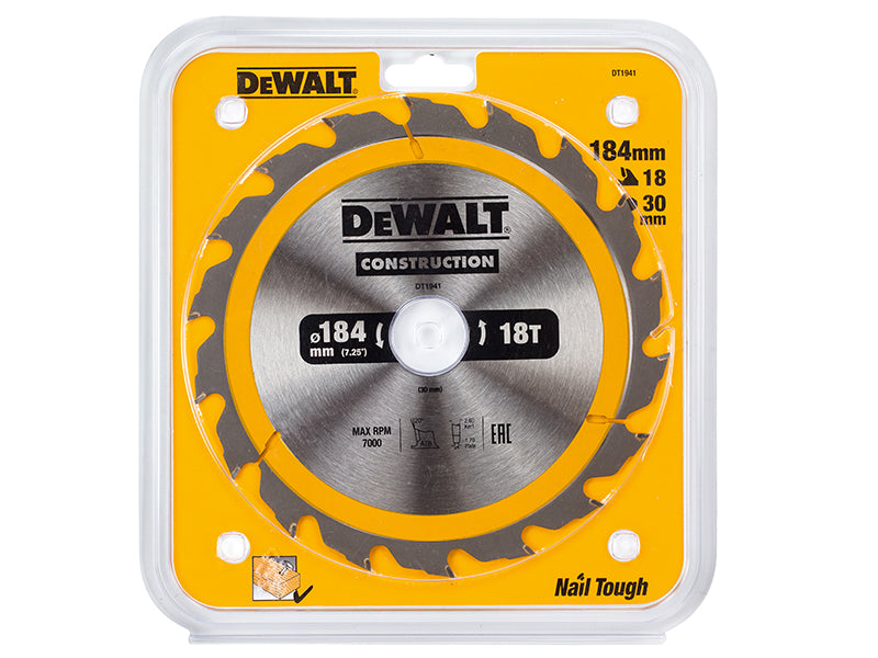 DEWALT Portable Construction Circular Saw Blade