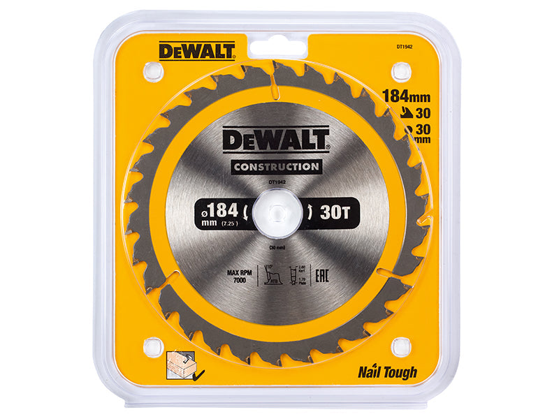 DEWALT Portable Construction Circular Saw Blade