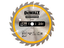 Load image into Gallery viewer, DEWALT Cordless Construction Trim Saw Blade