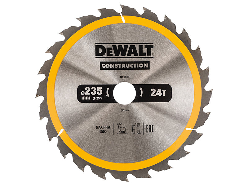 DEWALT Stationary Construction Circular Saw Blade