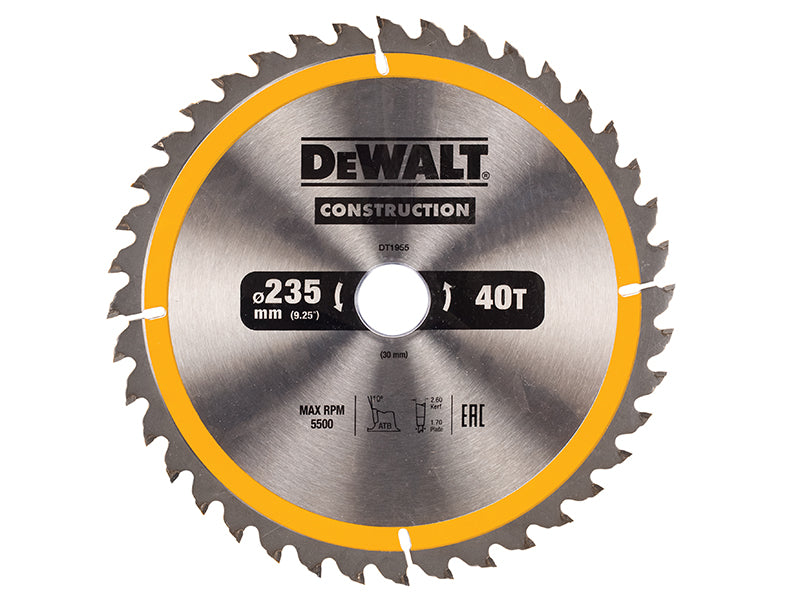 DEWALT Stationary Construction Circular Saw Blade