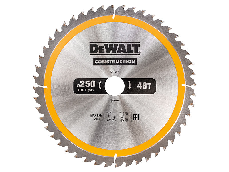 DEWALT Stationary Construction Circular Saw Blade