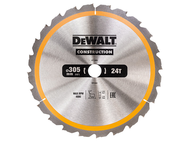 DEWALT Stationary Construction Circular Saw Blade