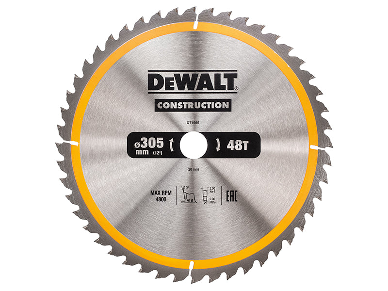 DEWALT Stationary Construction Circular Saw Blade