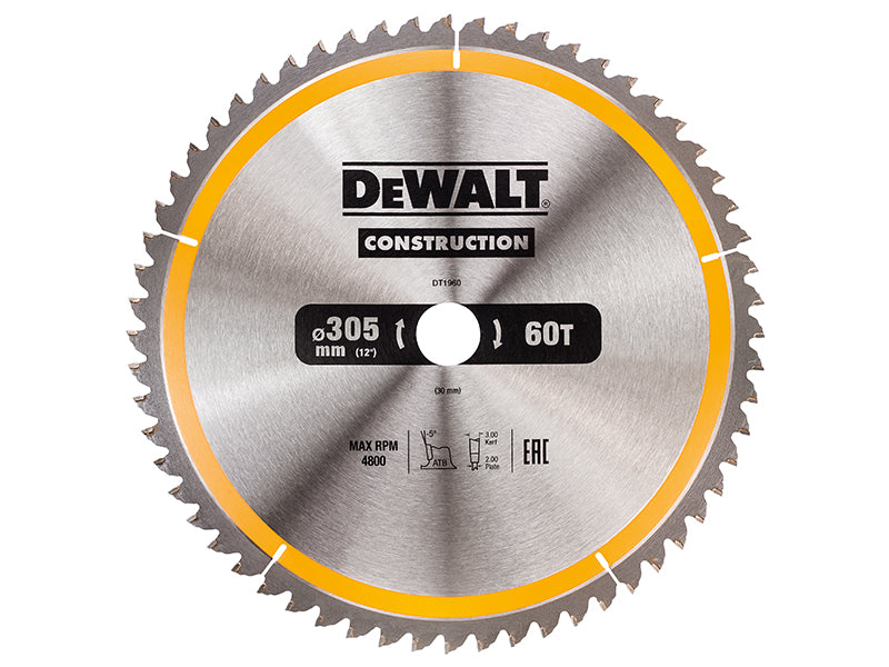 DEWALT Stationary Construction Circular Saw Blade