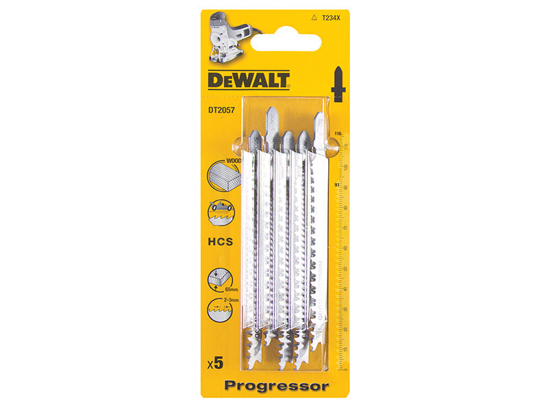 DEWALT HCS Progressor Tooth Jigsaw Blades