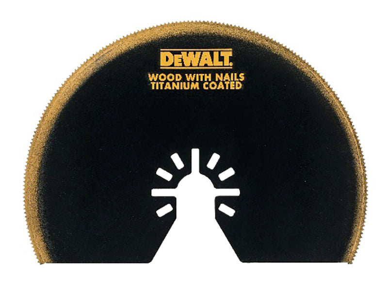 DEWALT Multi-Tool Titanium Semi Circle Blade 100mm