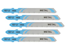 Load image into Gallery viewer, DEWALT HSS Metal Cutting Jigsaw Blades Pack of 5 T118A