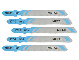 DEWALT HSS Metal Cutting Jigsaw Blades Pack of 5 T118A