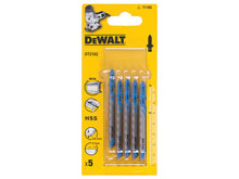 Load image into Gallery viewer, DEWALT HSS Metal Cutting Jigsaw Blades Pack of 5 T118G