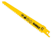 Load image into Gallery viewer, DEWALT Bi-Metal Reciprocating Blade for Wood Cordless 152mm Pack of 5