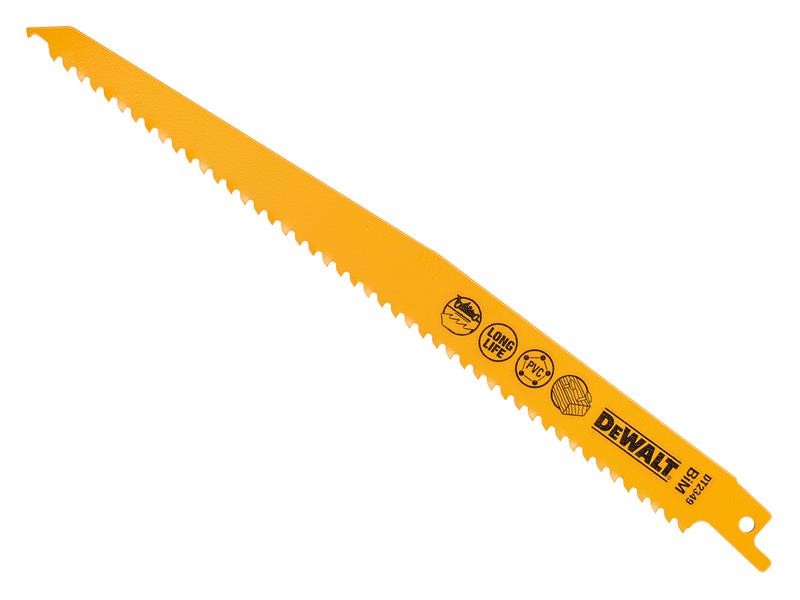 DEWALT Bi-Metal Reciprocating Blades, Wood Cutting