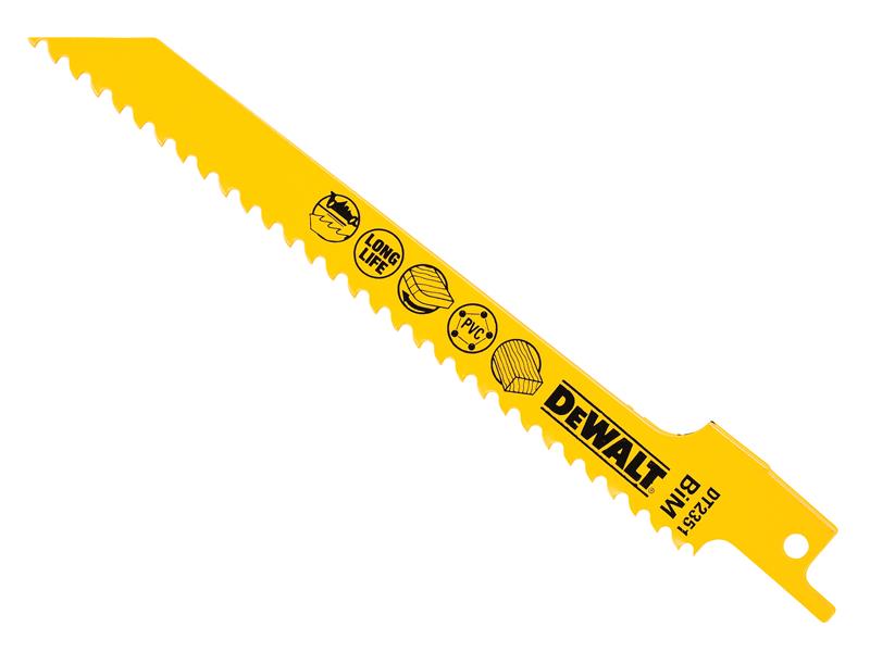 DEWALT Bi-Metal Reciprocating Blades, Wood Cutting