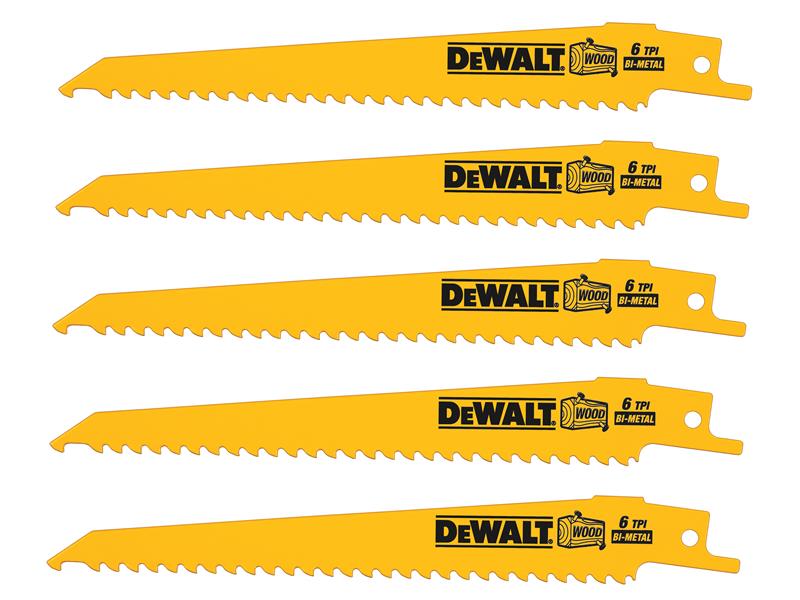 DEWALT Bi-Metal Reciprocating Blades, Metal Cutting