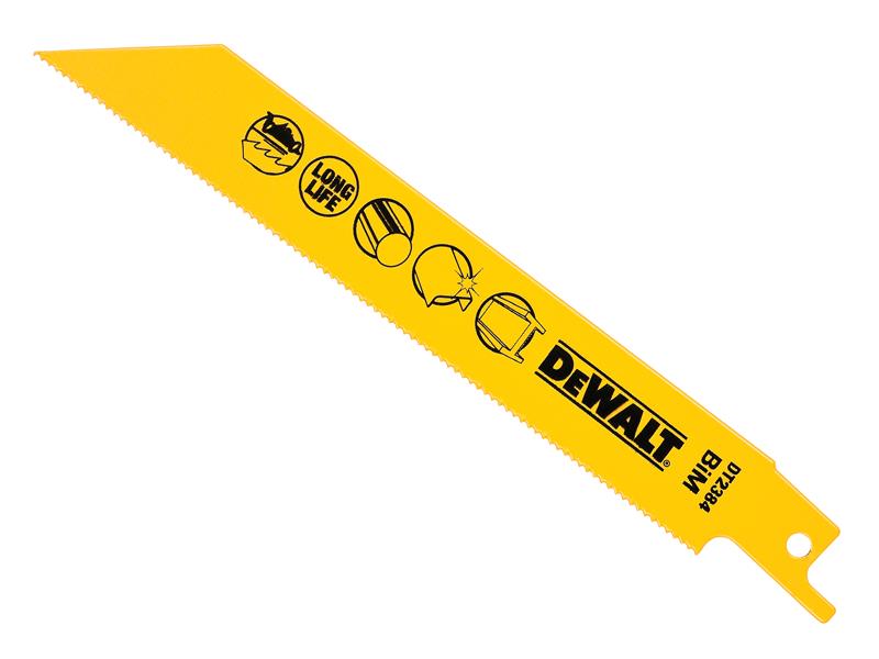 DEWALT Bi-Metal Reciprocating Blades, Metal Cutting