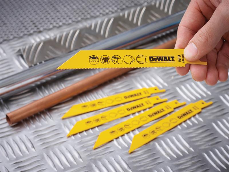 DEWALT Bi-Metal Reciprocating Blades, Metal Cutting