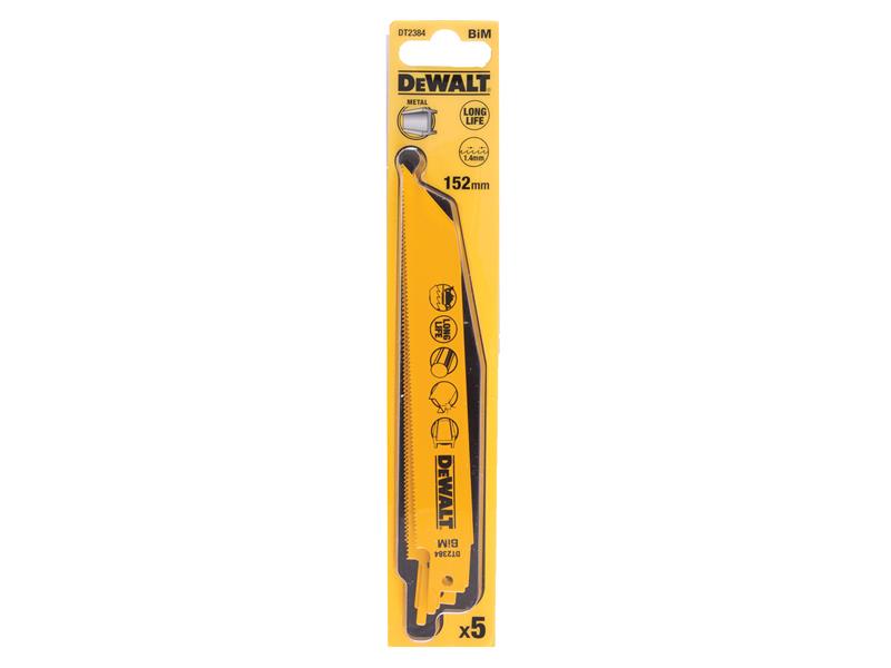 DEWALT Bi-Metal Reciprocating Blades, Metal Cutting