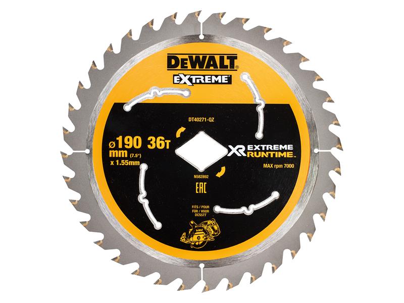 DEWALT Extreme Runtime FlexVolt Circular Saw Blade