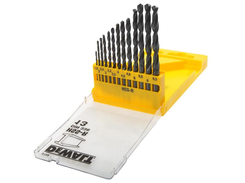 DEWALT HSS-R Jobber Drill Bit Set