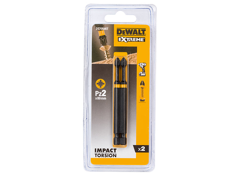 DEWALT Extreme Impact Torsion Bits, Pozidriv